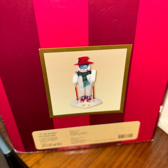Bombay Company Ski Bunny Nutcracker - Picture 3 of 5
